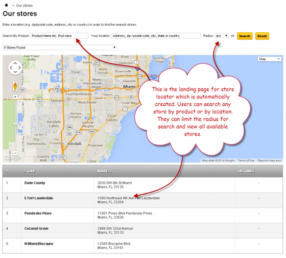 Best PrestaShop Modules: PrestaShop Store Locator Module by FME