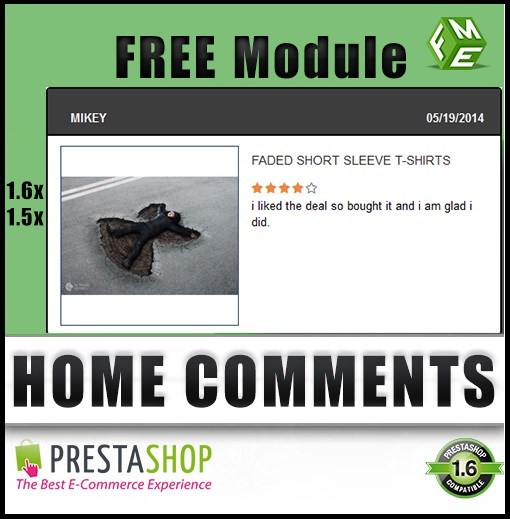Best PrestaShop Modules: PrestaShop Main Page Comments Module
